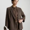 Calvin Klein Wool Twill Blazer