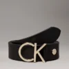 Calvin Klein Leather Logo Belt -Calvin Cloth Shop K60K602141 910 main