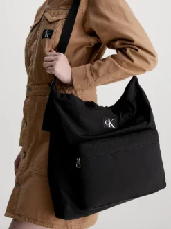 Calvin Klein Soft Recycled Tote Bag -Calvin Cloth Shop K60K610857 BDS alternate2