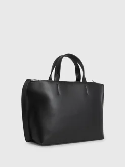Calvin Klein Faux Leather Tote Bag -Calvin Cloth Shop K60K611077 BAX alternate3