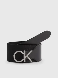 Calvin Klein Leather Logo Waist Belt