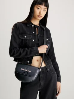 Calvin Klein Saddle Shoulder Bag -Calvin Cloth Shop K60K611223 01F alternate2