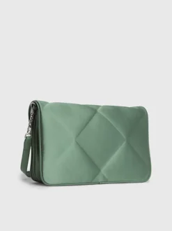 Calvin Klein Satin Quilted Shoulder Bag -Calvin Cloth Shop K60K611300 LKG alternate3