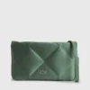 Calvin Klein Satin Quilted Shoulder Bag