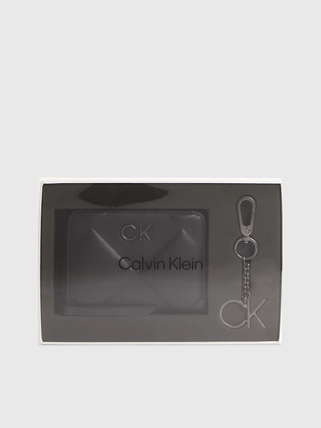 Calvin Klein Quilted Wallet And Keyring Gift Set 4 Calvin Klein Quilted Wallet And Keyring Gift Set - Image 2