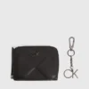 Calvin Klein Quilted Wallet And Keyring Gift Set -Calvin Cloth Shop K60K611329 BAX main