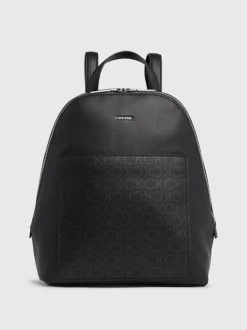 Calvin Klein Logo Round Backpack Bag