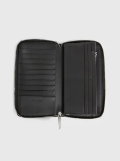 Calvin Klein Logo RFID Zip Around Wallet -Calvin Cloth Shop K60K611869 0GJ alternate1