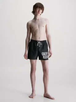 Calvin Klein Medium Drawstring Swim Shorts - Intense Power -Calvin Cloth Shop KM0KM00739 BEH alternate4