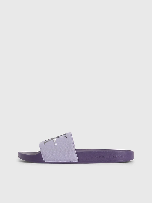Calvin Klein Recycled Canvas Sliders 9 Calvin Klein Recycled Canvas Sliders - Image 7