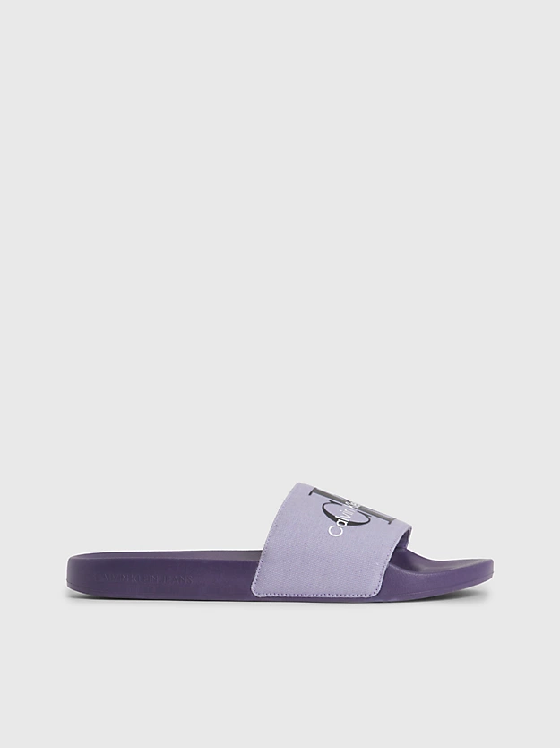 Calvin Klein Recycled Canvas Sliders 3 Calvin Klein Recycled Canvas Sliders