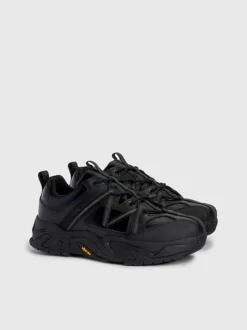 Calvin Klein Leather Vibram® Chunky Trainers -Calvin Cloth Shop YM0YM00717 BEH alternate1