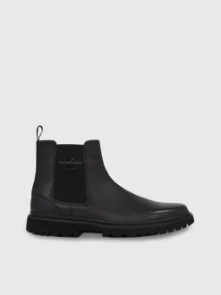 Calvin Klein Leather Chelsea Boots