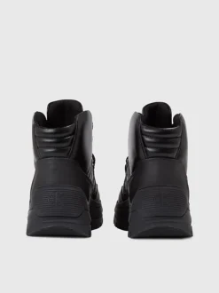 Calvin Klein Leather Hybrid Boots -Calvin Cloth Shop YM0YM00753 00T alternate3