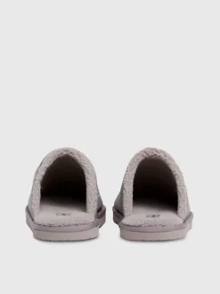Calvin Klein Faux Leather Mule Slippers -Calvin Cloth Shop YM0YM00758 0IV alternate3