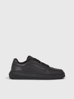 Calvin Klein Faux Leather Trainers