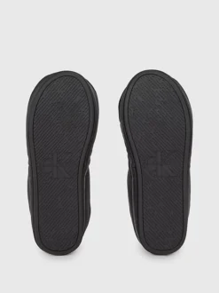 Calvin Klein Faux Leather Slippers -Calvin Cloth Shop YM0YM00840 0GT alternate4
