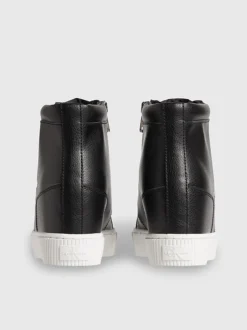 Calvin Klein High-Top Wedge Trainers -Calvin Cloth Shop YW0YW00771 0GP alternate3