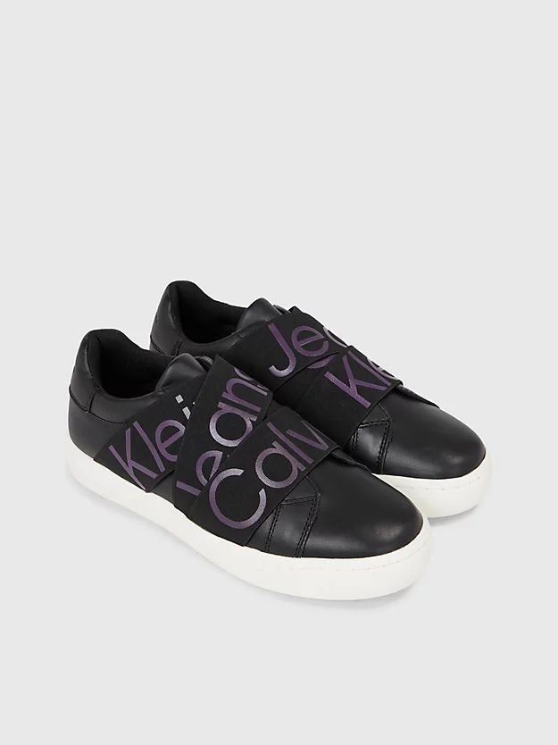 Calvin Klein Leather Slip-On Trainers 4 Calvin Klein Leather Slip-On Trainers - Image 2