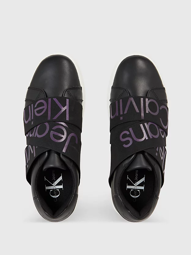 Calvin Klein Leather Slip-On Trainers 5 Calvin Klein Leather Slip-On Trainers - Image 3