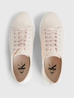 Calvin Klein Recycled Satin Platform Trainers -Calvin Cloth Shop YW0YW00917 0JW alternate2