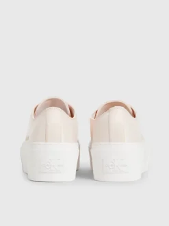 Calvin Klein Recycled Satin Platform Trainers -Calvin Cloth Shop YW0YW00917 0JW alternate3