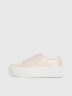 Calvin Klein Recycled Satin Platform Trainers -Calvin Cloth Shop YW0YW00917 0JW alternate5