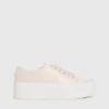 Calvin Klein Recycled Satin Platform Trainers -Calvin Cloth Shop YW0YW00917 0JW main