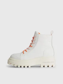 Calvin Klein Recycled Platform Boots -Calvin Cloth Shop YW0YW00948 YBR alternate5