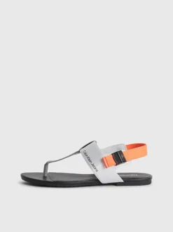 Calvin Klein Recycled Satin Sandals -Calvin Cloth Shop YW0YW00957 0IM alternate5