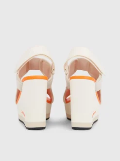 Calvin Klein Recycled Lycra Platform Wedge Sandals -Calvin Cloth Shop YW0YW01073 ACF alternate3