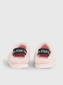 Calvin Klein Faux Shearling Slippers -Calvin Cloth Shop YW0YW01157 0J2 alternate3