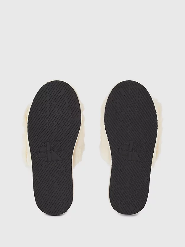 Calvin Klein Faux Fur Slippers 7 Calvin Klein Faux Fur Slippers - Image 5