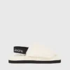 Calvin Klein Faux Fur Slippers -Calvin Cloth Shop YW0YW01158 0LA main