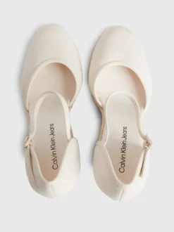 Calvin Klein Recycled Espadrille Wedge Sandals -Calvin Cloth Shop YW0YW01194 YBH alternate2