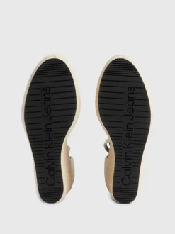 Calvin Klein Recycled Espadrille Wedge Sandals -Calvin Cloth Shop YW0YW01194 YBH alternate4