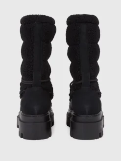 Calvin Klein Faux Shearling Platform Snow Boots -Calvin Cloth Shop YW0YW01195 0GT alternate3