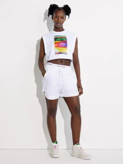 Calvin Klein Leather High-Top Trainers - Pride 16 Calvin Klein Leather High-Top Trainers - Pride -Calvin Cloth Shop YW0YW01235 YBJ alternate6