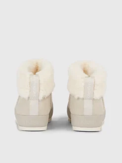 Calvin Klein Faux Suede Slippers -Calvin Cloth Shop YW0YW01248 0F5 alternate3