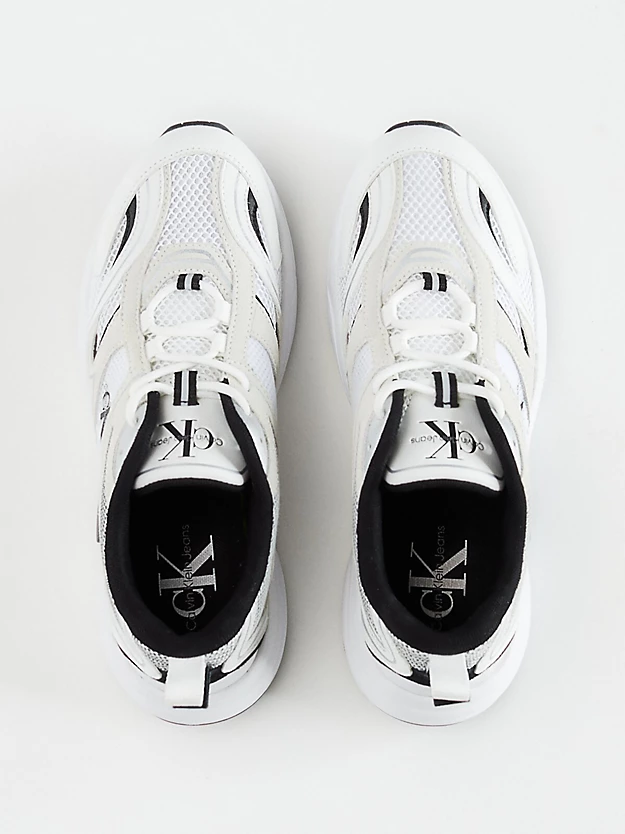 Calvin Klein Suede And Mesh Trainers 5 Calvin Klein Suede And Mesh Trainers - Image 3