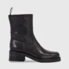 Calvin Klein Leather Heeled Boots
