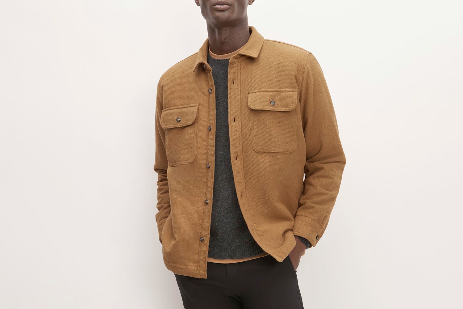 Calvin Cloth Shop -Calvin Cloth Shop everlane the renew fleece lined heavyweight overshirt eea7d052957f46cea33c158e5b7647e1